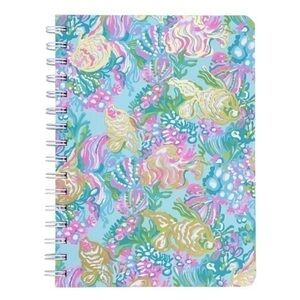 NWT Lilly Pulitzer Hardcover Spiral Notebook, 8.25" x 6.5" w/ 160 College Ruled
